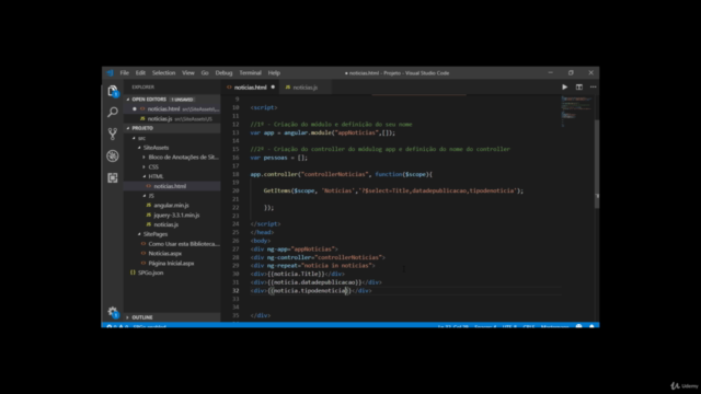 Angular JS e REST API no SharePoint – Screenshot 3