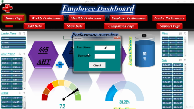 Excel Dashboard &Data Analysis تصميم داش بورد عن طريق الأكسل – Screenshot 3