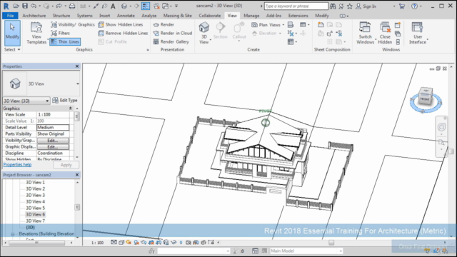 Part-2 Autodesk Revit 2018 Mimari Sıfırdan İleri Seviyeye – Screenshot 4