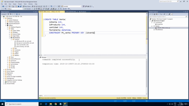 SQL Server: Nivel 1 Sentencias Principales – Screenshot 3