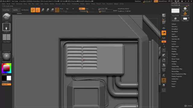Model a Complex Generator asset with 3ds Max and ZBrush – Screenshot 4