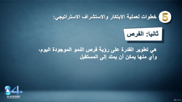 الاستشراف الاستراتيجي للمستقبل وتوليد الأفكار الإبداعية – Screenshot 2