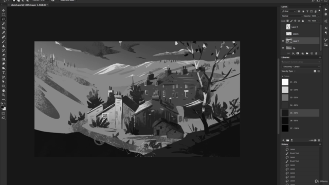 Level up your digital sketch style in Photoshop – Screenshot 4