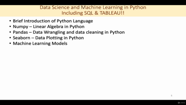 Data Science and Machine Learning in Python – Screenshot 2