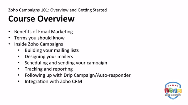 Zoho Campaigns: Creating and Sending Your First Campaign – Screenshot 1