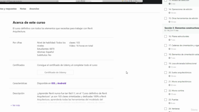 Autodesk REVIT Arquitectura CURSO DEFINITIVO – Screenshot 4