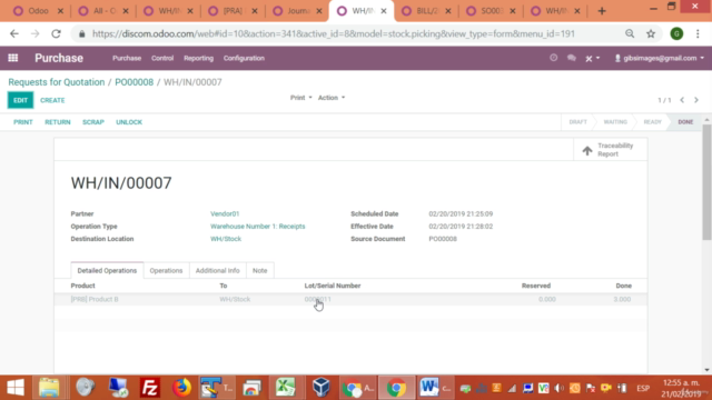 Odoo: Purchases, Sales, Inventory with Accounting modules - Screenshot_01