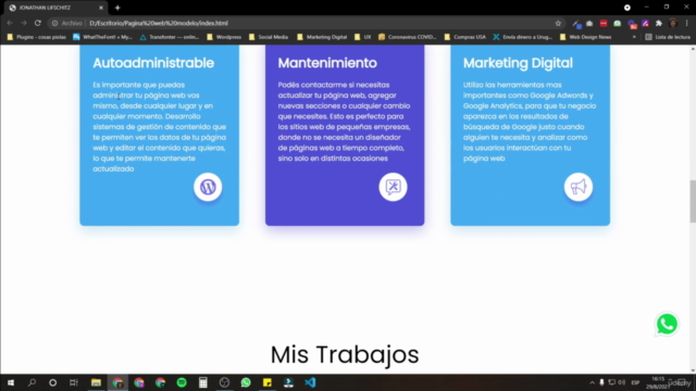 Crear Una Página Web Moderna 2024 Desde Cero con HTML y CSS – Screenshot 1