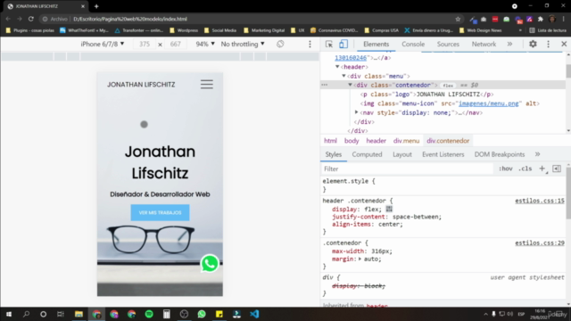 Crear Una Página Web Moderna 2024 Desde Cero con HTML y CSS – Screenshot 2