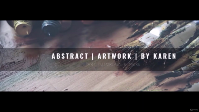 Learn to Paint This Textured Abstract Art Painting – Screenshot 4