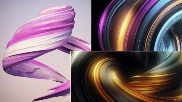 Learn Cinema 4D - Create Abstract 3D Design Elements – Screenshot 1