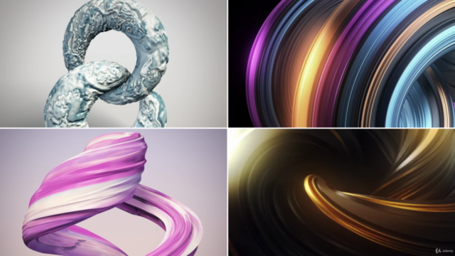 Learn Cinema 4D - Create Abstract 3D Design Elements – Screenshot 2