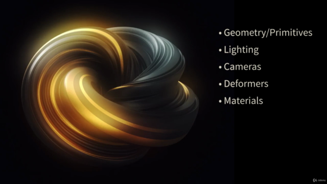 Learn Cinema 4D - Create Abstract 3D Design Elements – Screenshot 4