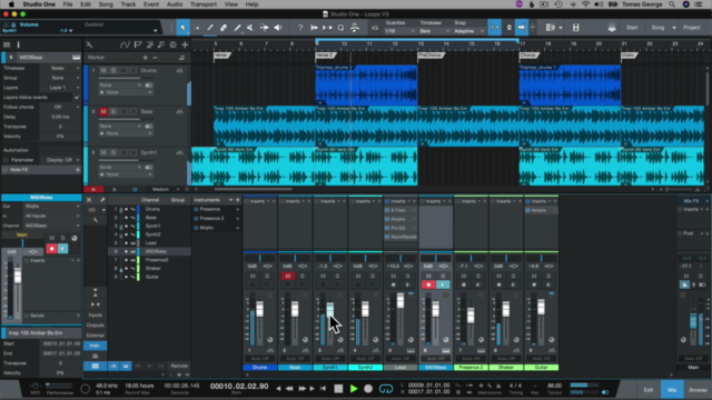 Music Production + Mixing Music in Presonus Studio One – Screenshot 3