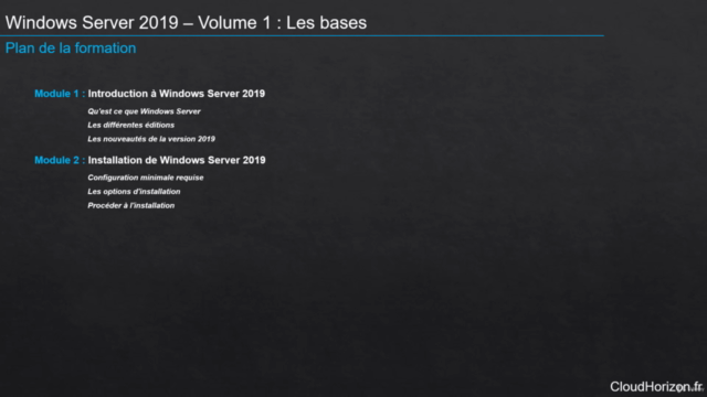 Windows Server 2019 Volume 1 : Les Bases - Screenshot_01