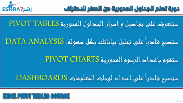 Excel Pivot Tables - الجداول المحورية في اكسل – Screenshot 3