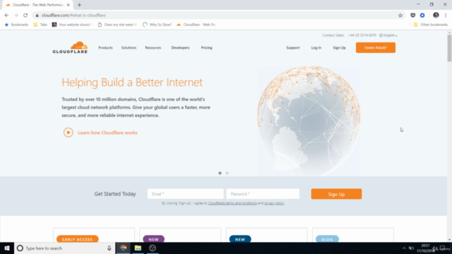 Setting up Cloudflare for website security and performance – Screenshot 1