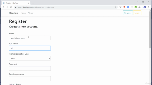 Practical Web MVC Projects in ASP.NET CORE – Screenshot 1