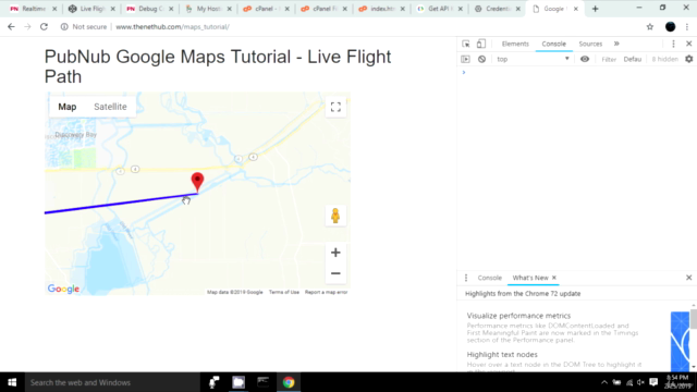 Pubnub - Javascript Realtime Maps Geolocation Tracking – Screenshot 3