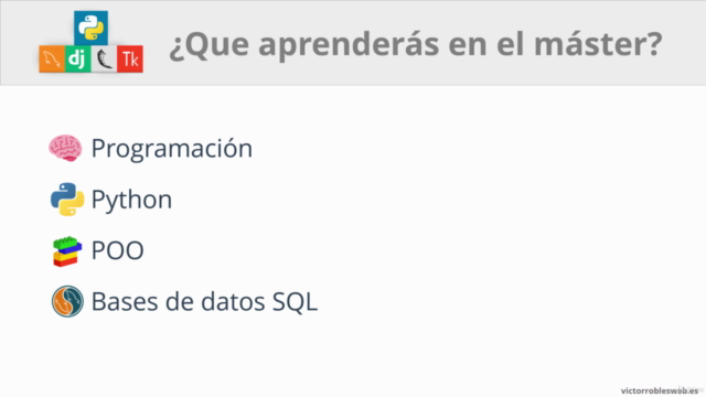 Master en Python: Aprender Python 3, Django, Flask y Tkinter – Screenshot 1