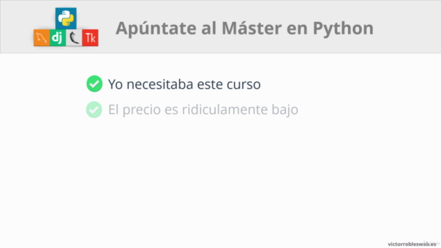 Master en Python: Aprender Python 3, Django, Flask y Tkinter – Screenshot 4