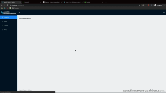 Web Personal MERN Full Stack: MongoDB, Express, React y Node – Screenshot 2