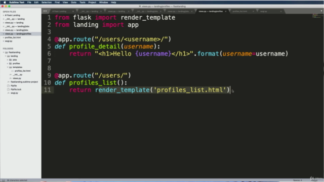 Flask Landing - Learn the Python Microframework – Screenshot 3