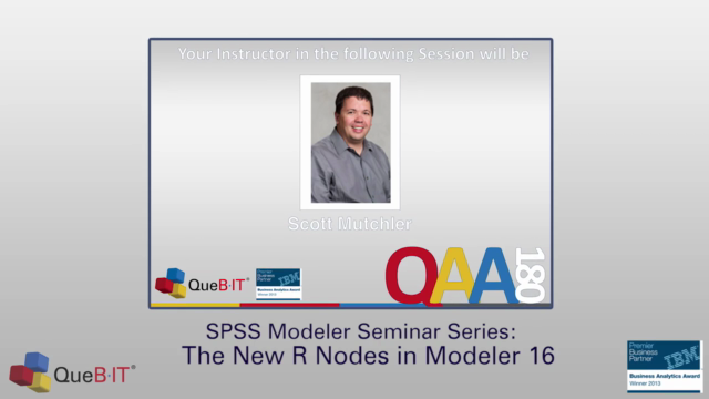 IBM SPSS Modeler: Modeler’s New R Nodes - Screenshot_02