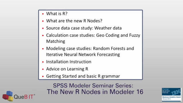 IBM SPSS Modeler: Modeler’s New R Nodes - Screenshot_04