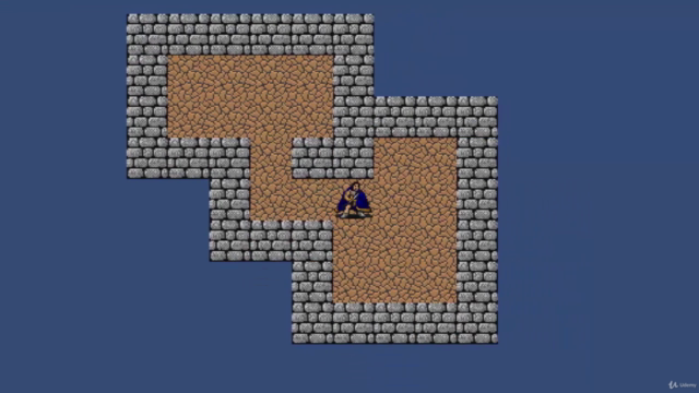 Unity 2D Random Dungeon Generator for a Roguelike Video Game – Screenshot 1