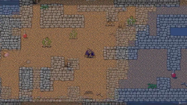 Unity 2D Random Dungeon Generator for a Roguelike Video Game – Screenshot 4