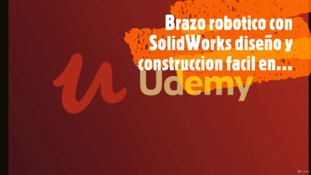 Brazo robotico con SolidWroks, diseño y construcción fácil – Screenshot 4