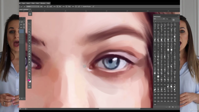 Portrait Drawing in Adobe Photoshop – Screenshot 2