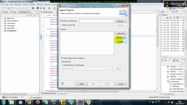 Android II Banco de dados Servidor usando php e java – Screenshot 3