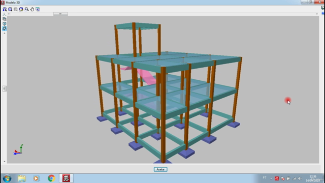 Curso Básico Cypecad - Projeto Estrutural de 2 Pavimentos – Screenshot 3