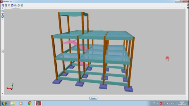 Curso Básico Cypecad - Projeto Estrutural de 2 Pavimentos – Screenshot 4