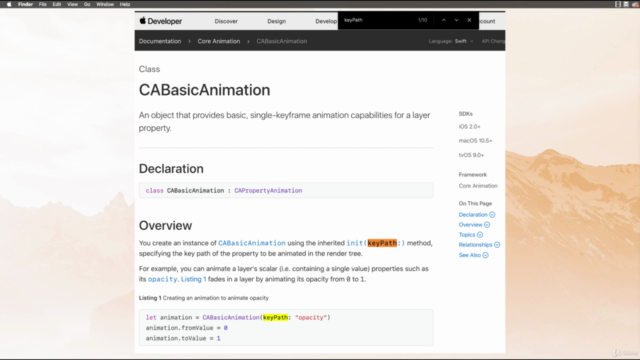 The iOS Development Animations Course - Swift 5 & Xcode 10 – Screenshot 3