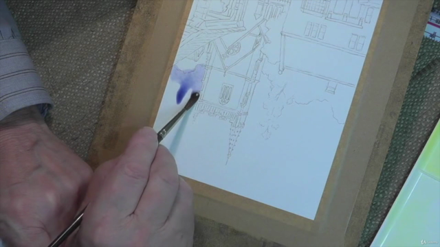 Paint Castle Combe in Watercolor | Learn Watercolor Skills – Screenshot 1