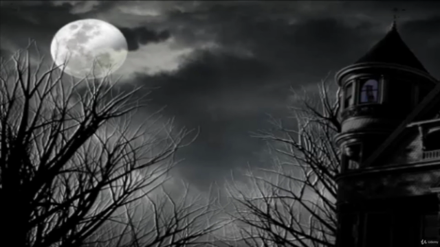 Photoshop CC: Create a Spooky Haunted-House in one hour – Screenshot 1