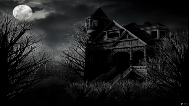 Photoshop CC: Create a Spooky Haunted-House in one hour – Screenshot 4