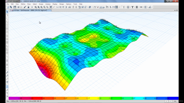 Diseño Sismo-resistente en Muros de Corte con ETABS-2 – Screenshot 1