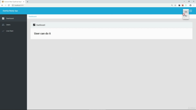 React TypeScript Course – Start Up Ready Application – Screenshot 3