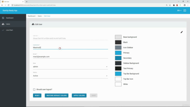 React TypeScript Course – Start Up Ready Application – Screenshot 4