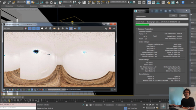 Create 3D 360° Walkthroughs in 3ds Max + V-Ray: Fast & Easy – Screenshot 2