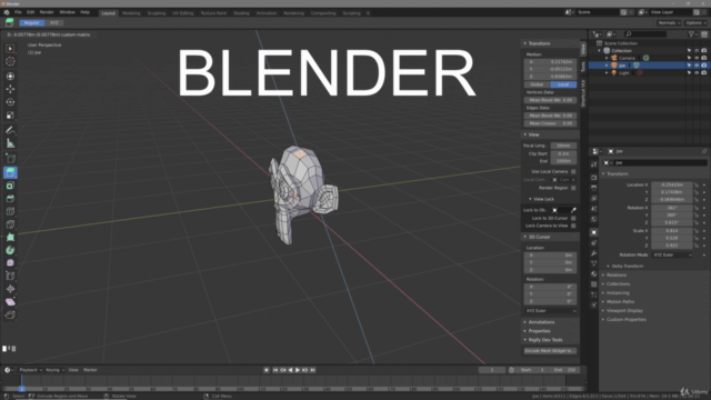 Blender 2.8 The Basics Of Blender – Screenshot 1