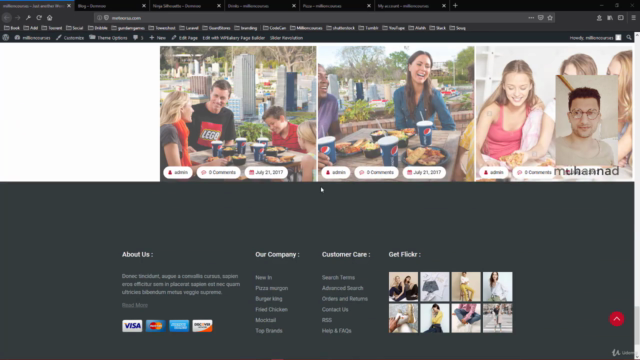 Creative Website Restaurant WordPress ECommerce Platform – Screenshot 2
