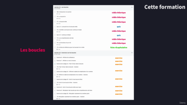 Python : La Formation Complète 2025 – Screenshot 4