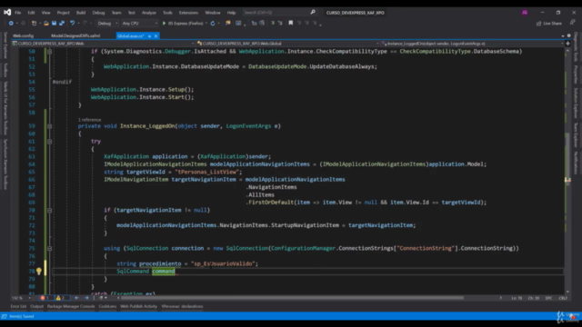 Crear aplicaciones Asp.Net: C#-DevExpress-XAF-XPO - Básico – Screenshot 3