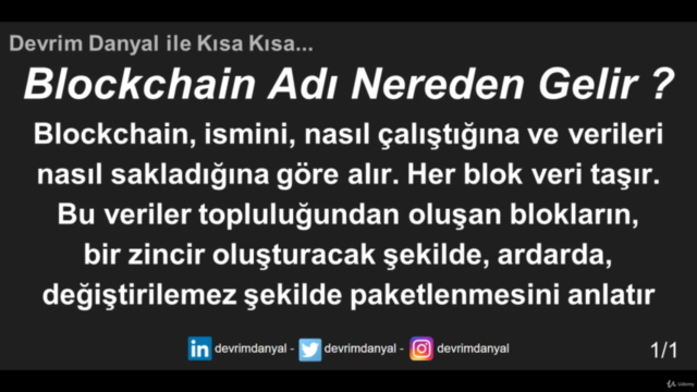 Devrim Danyal ile Kısa Kısa Blockchain Bitcoin Kriptopara – Screenshot 2