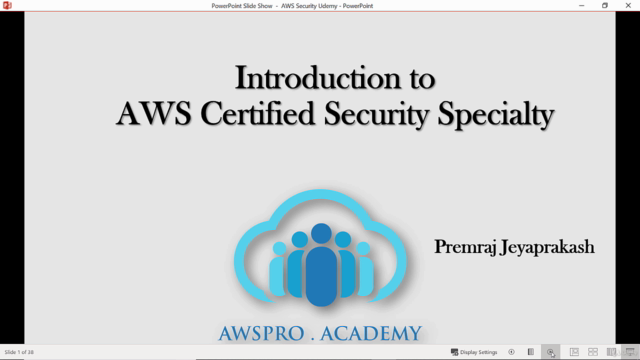 AWS Certified Security Specialty Exam Introduction – Screenshot 1